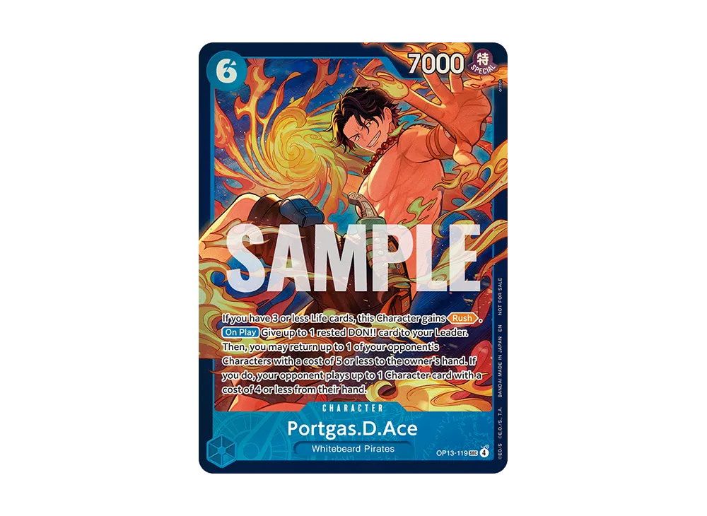 【PSA10】 Portgas.D.Ace SEC :Winner Prize [OP13-119][English Version](Promo Card"SutoaTreasure Cup 20263