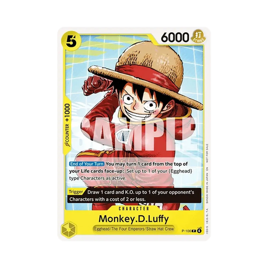 【Raw】 Monkey.D.Luffy P [P-106][Versione inglese](Carta promozionale "Tournament Pack 2026 Vol.2