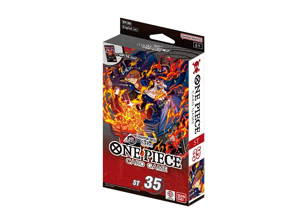 【For pricing, please contact us via Instagram DM】 ST-35 ONE PIECE Card Game Starter Deck"Red/Black Sabo"English Version