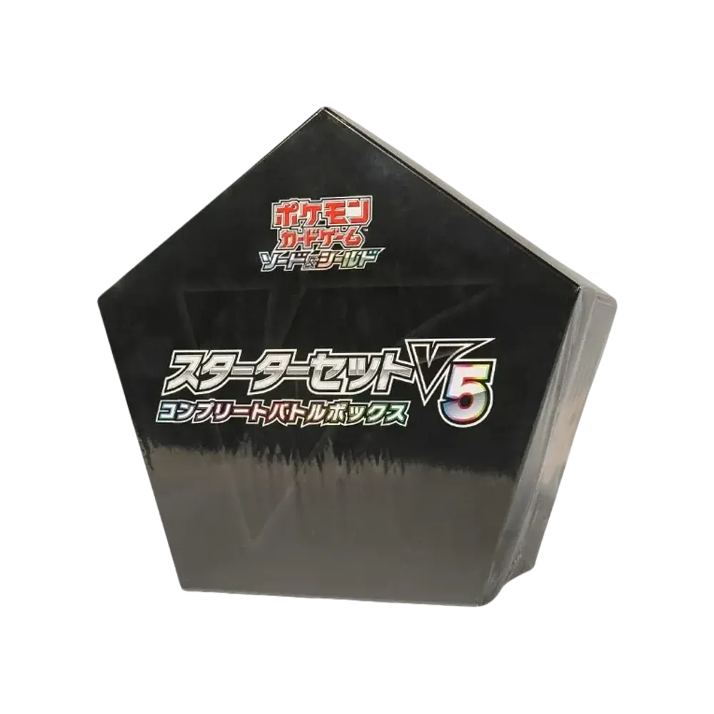 【For pricing, please contact us via Instagram DM】 Pokémon TCG: Sword & Shield Starter Set V5 Complete Battle Box