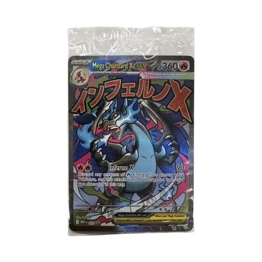 【Roh】 Pokémon-Sammelkartenspiel [Englische Version] Mega-Entwicklung „MEGA-Glurak-X-ex Ultra-Premium-Kollektion“ – versiegeltes Pack