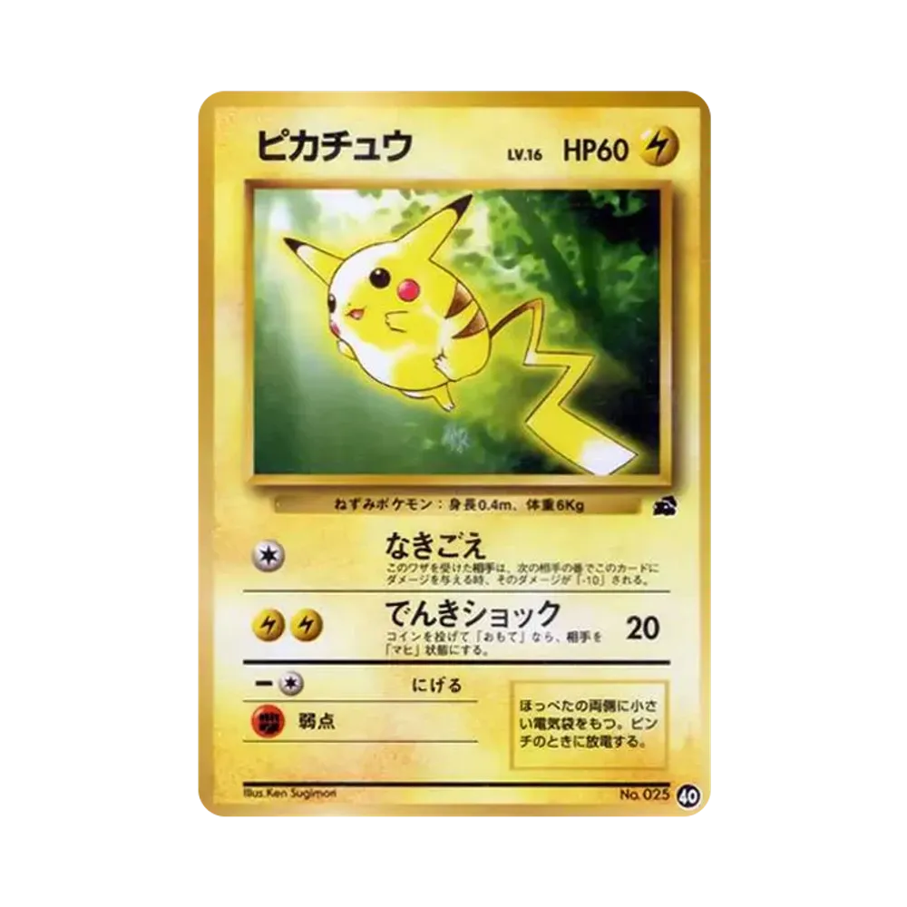 【PSA10】 Pikachu: Vecchio Dorso [PMCGI 40](IntroPack)