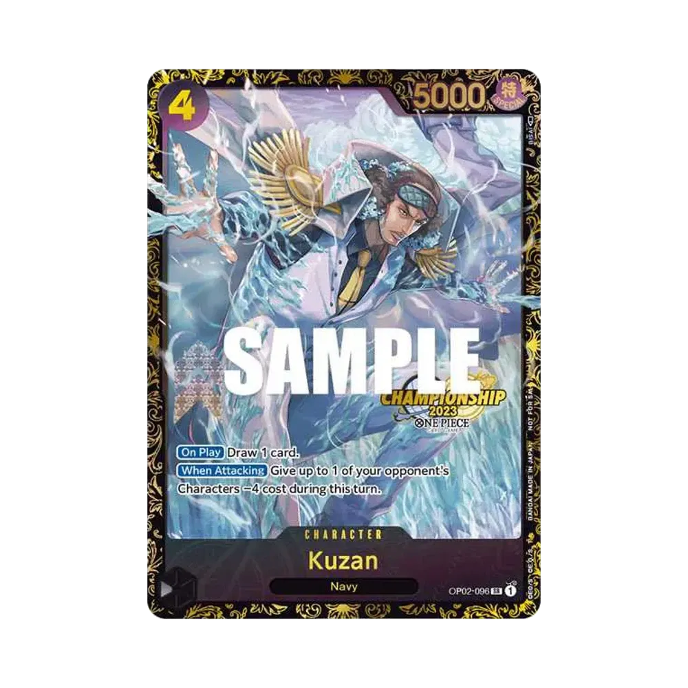 【PSA10】 Kuzan SR0P [OP02-096] Versione inglese (Carta promozionale "Premio Championship 2023