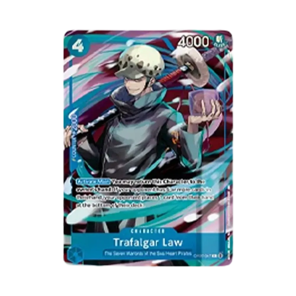 【PSA10】 Trafalgar Law R [OP07-047] Versione inglese (ONE PIECE CARD GAME "Set raccoglitore dei Sette Warlord