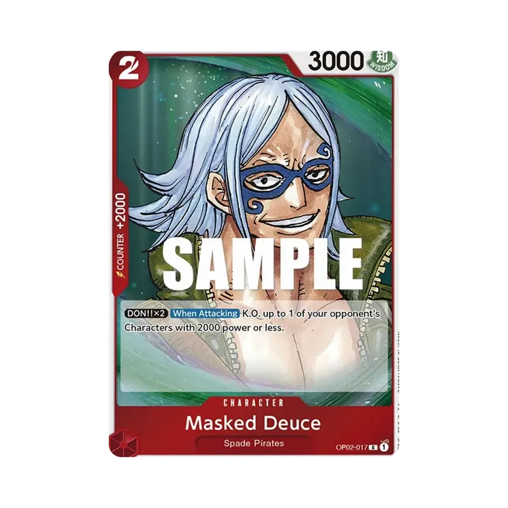 【Roh】 Masked Deuce R [OP02-017][Englische Version](Boosterpack OP002 "PARAMOUNT WAR