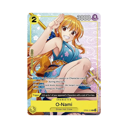 【Raw】 O0Nami R [OP06-101][Versione inglese](Carta promozionale "Welcome Pack Vol. 2