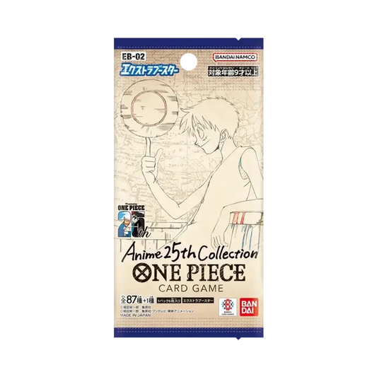【EB-02】 ONE PIECE Card Game Extra Booster Anime 25th Collection Pack
