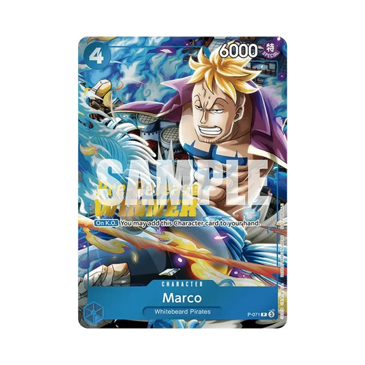 【Raw】 Marco P [P-071][Versione inglese](Premium Card Collection"OP008 Pre0Release Tournament
