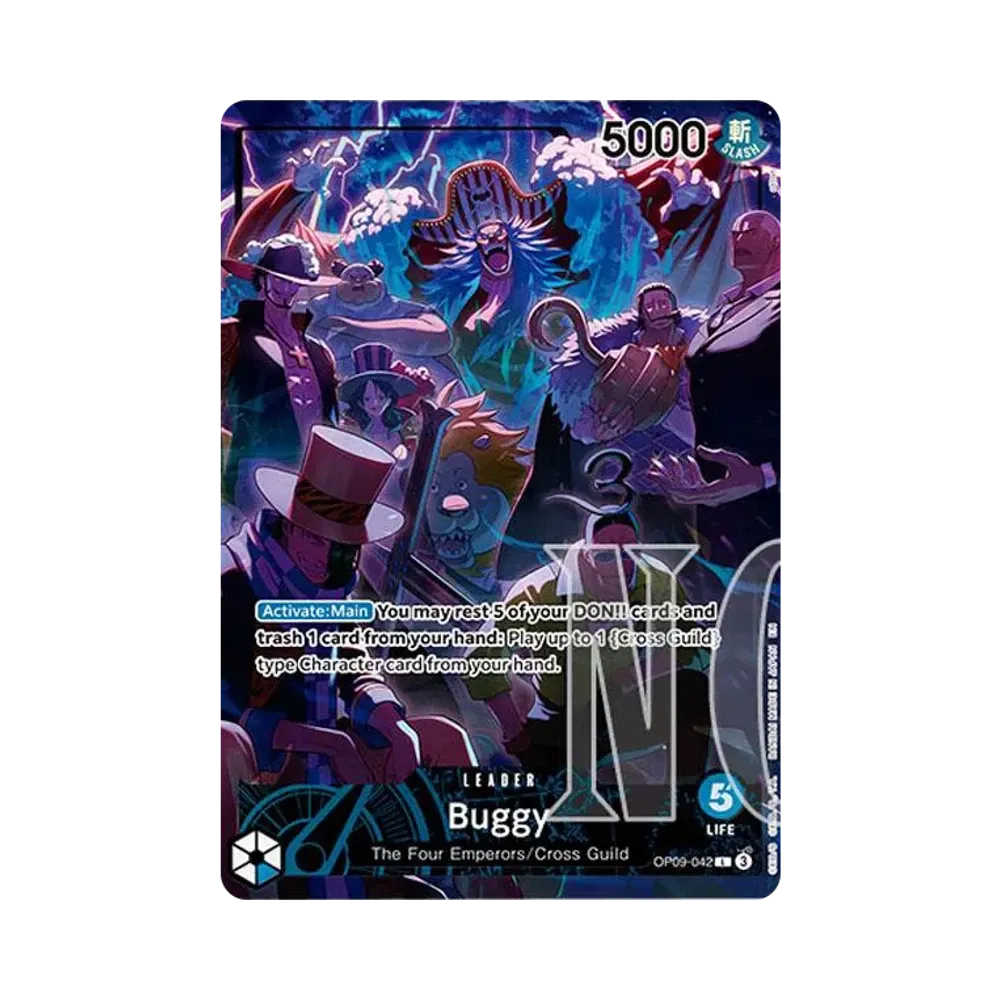 【Raw】 Buggy L [OP09-042][Versione inglese](Set anniversario"Set del 2° anniversario inglese Versione inglese