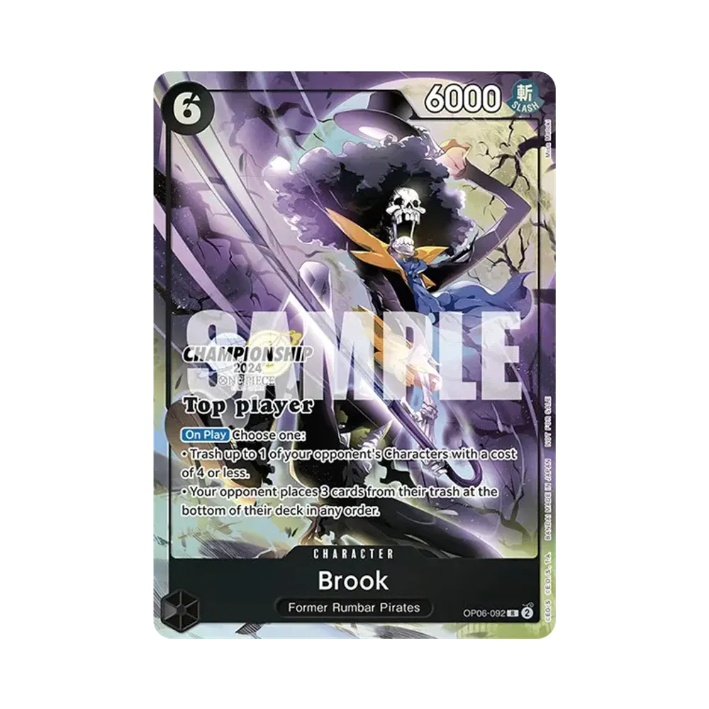 【PSA10】 Brook R [OP06-092][Englische Version](Promokarte "Championship 2024 Top Players Pack