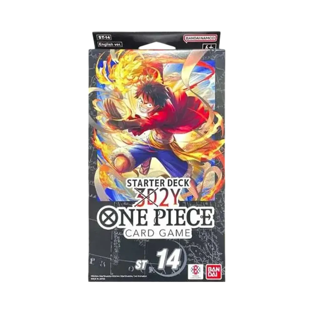 【For pricing, please contact us via Instagram DM】 ST-14 ONE PIECE Card Game Starter Deck 3D2Y English Version
