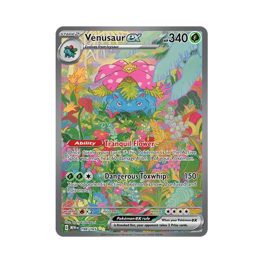 【Raw】 Venusaur ex SIR [MEW EN 198/165][Versione inglese](Scarlatto & Violetto"151