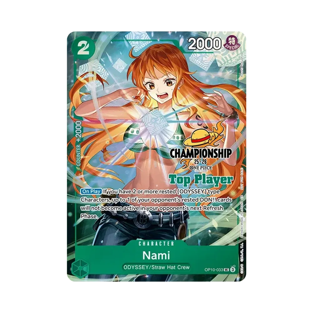 【PSA10】 Nami UC [OP10-033][English Version](Promo Card Championship 25026 Japanese)