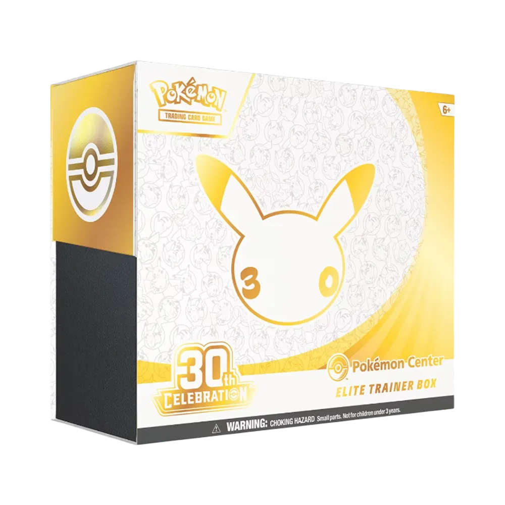 【For pricing, please contact us via Instagram DM】 30C Pokémon TCG: Mega Evolution (English Version) Pokémon Center Elite Trainer Box"30th CELEBRATION"