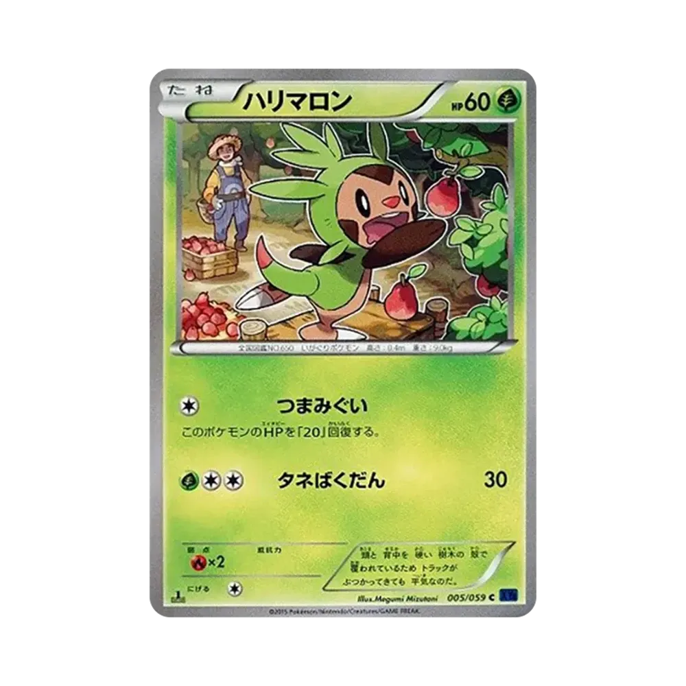【PSA10】 Chespin C :1ED [XY8 005/059](Expansion Pack"Blue Impact")