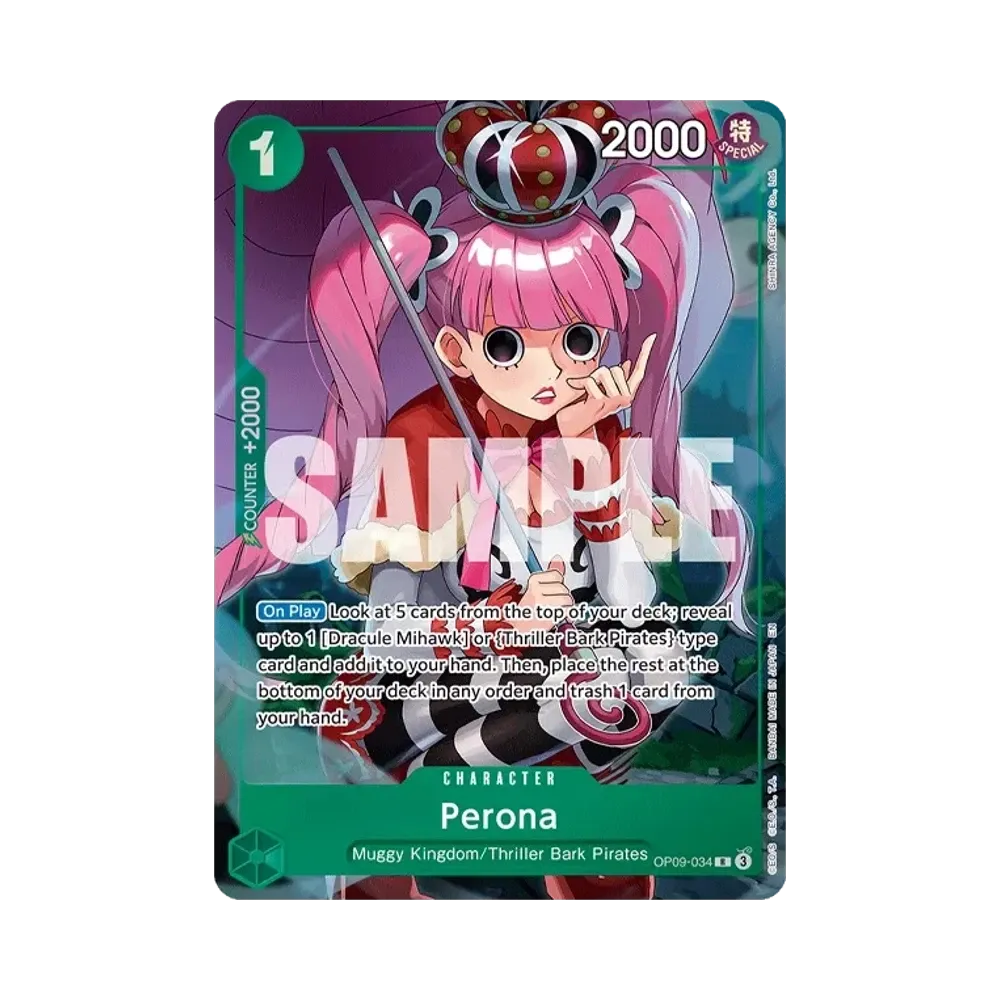 【Roh】 Perona R [OP09-034][Englische Version]("IllustrationBox Vol.4