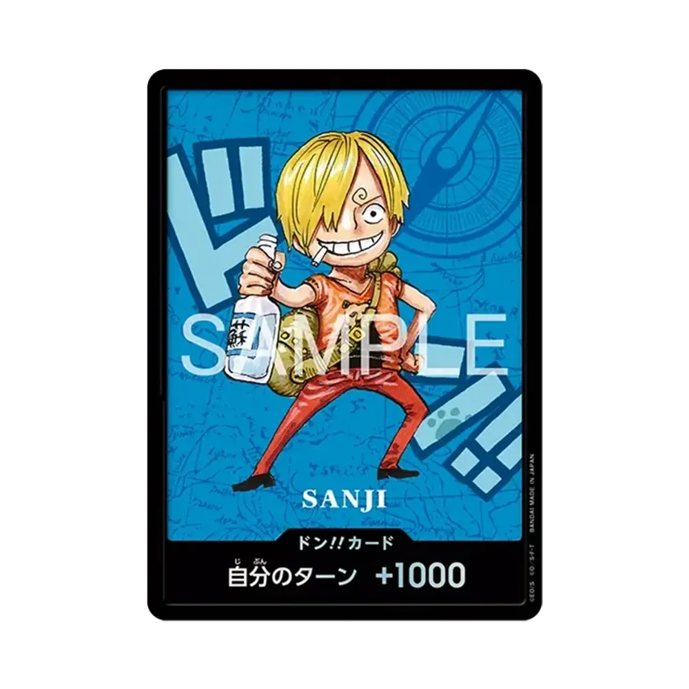 【Unbehandelt】 DON!!-Karte : Sanji („Premium Card Collection“ Kumamoto Special)