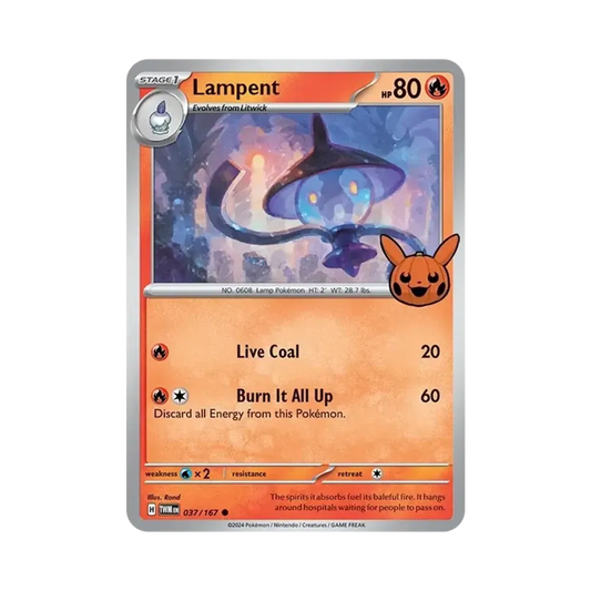 【Raw】 Lampent C [TWM EN 037/167][English Version](Scarlet & Violet"Trick or Trade 2024