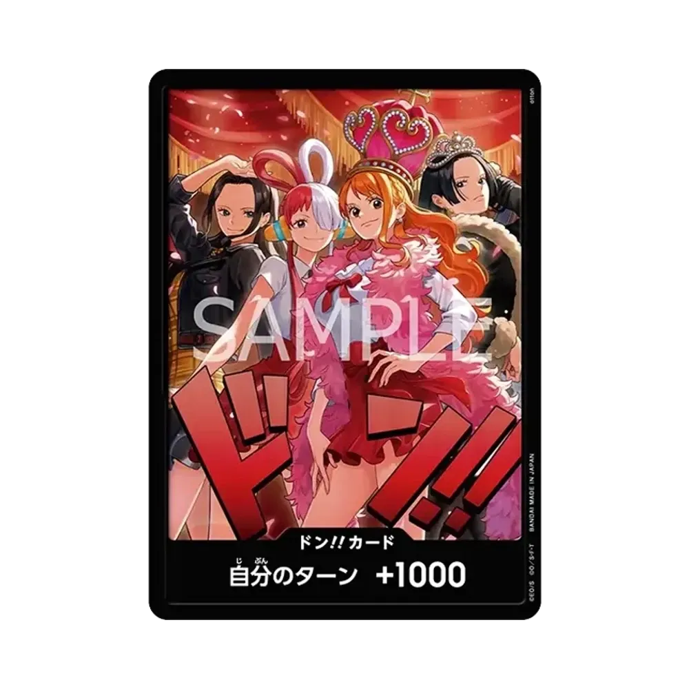 【Raw】 DON!! Card : Robin&Uta&Nami&Hancock [Aperta](Extra Booster"ONE PIECE HEROINES EDITION Set Speciale