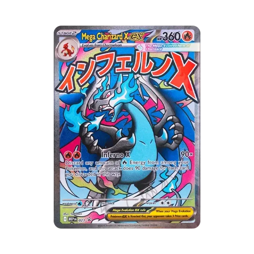 【PSA10】 MEGA CharizardX ex P [MEP EN 023][Versione inglese](MEGAEvolution"MEGACharizardX ex UltraPremium Collection")