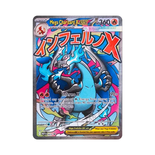 【PSA10】 MEGA Glurak X ex P [MEP EN 023][Englische Version](MEGAEvolution"MEGA Glurak X ex Ultra Premium Collection")