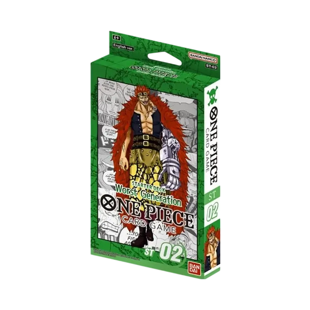 【For pricing, please contact us via Instagram DM】 ST-02 ONE PIECE Card Game Starter Deck"Worst Generation" English Version