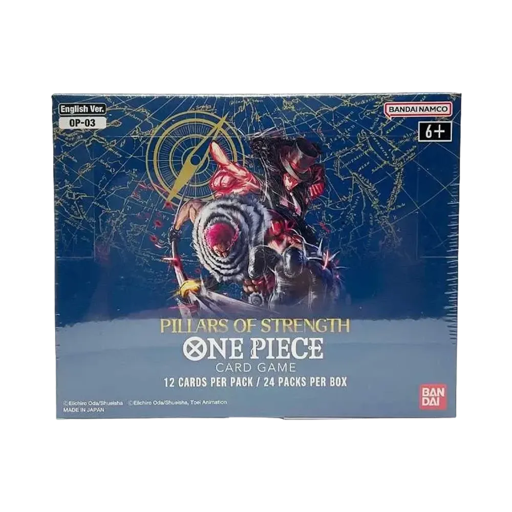 【OP-03】 ONE PIECE Card Game Booster Pack Pillars of Strength English Version Box