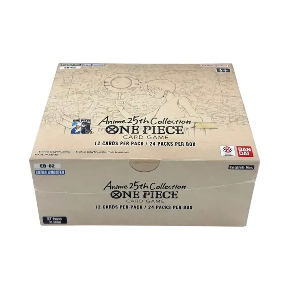 【For pricing, please contact us via Instagram DM】 EB-02 ONE PIECE Card Game English Version Extra Booster"Anime 25th Collection"Box