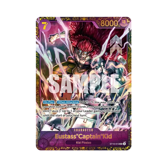 【PSA10】 Eustass"Captain"Kid SR [ST10-013] Englische Version (Promokarte "2024 305/ Online-Regionalevent