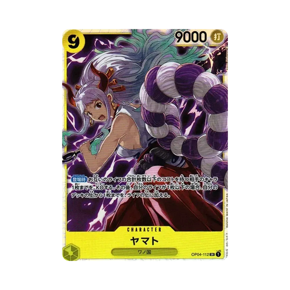 【Raw】 Yamato SR [OP04-112] (Booster Pack OP004 "REGNI DI INTRIGHI
