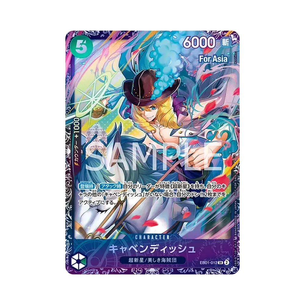 【Raw】 Cavendish SR [EB01-012](Premio Top 8 del Campionato Principale) per l'Asia