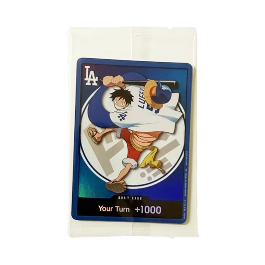 DON!! Karte (Monkey D. Luffy): Versiegelt【Englische Version】(Promokarte ONE PIECE Night Los Angeles Dodgers vs San Diego Padres )