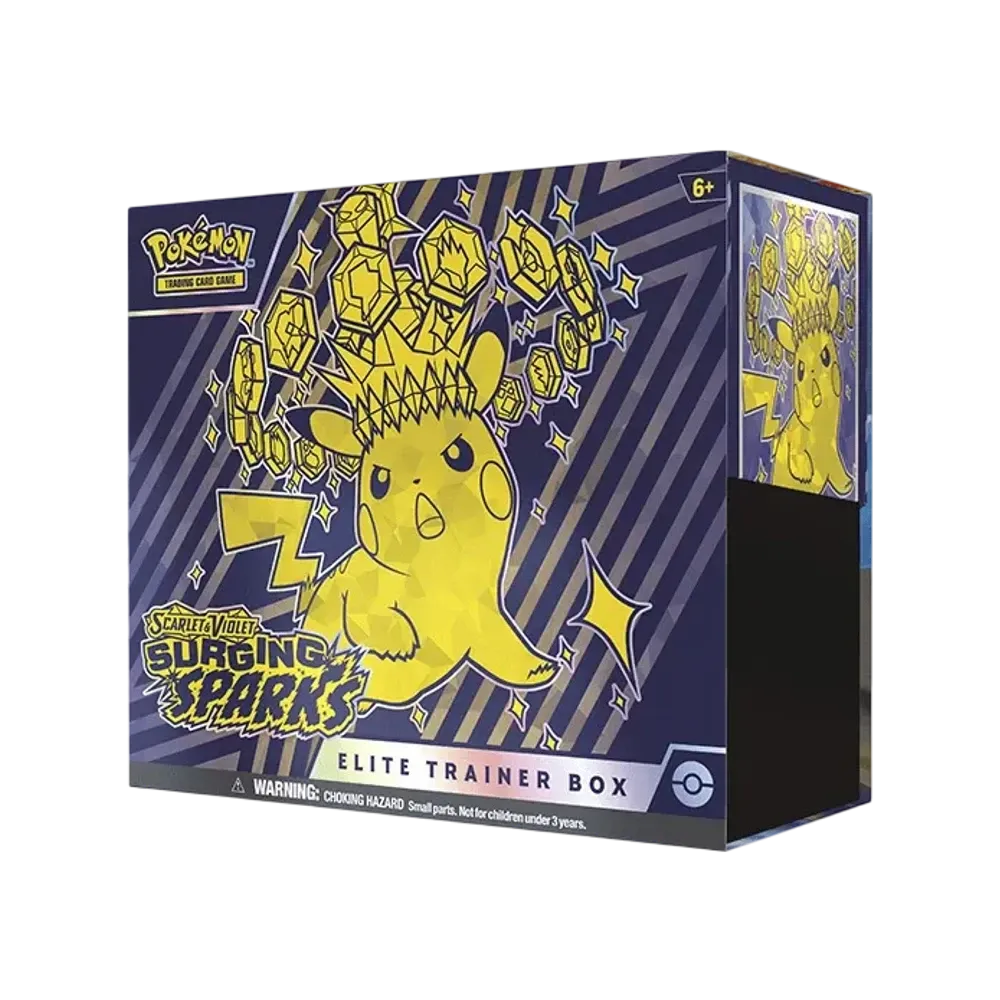 【For pricing, please contact us via Instagram DM】 SSP Pokémon TCG (English Version)Scarlet & Violet Surging Sparks Elite Trainer Box