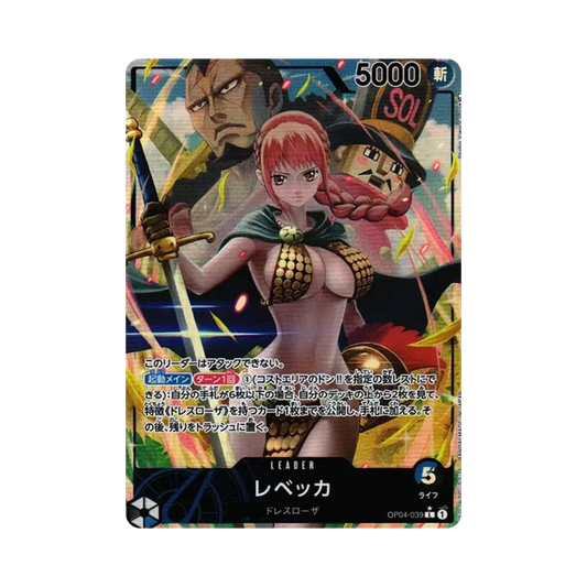 【PSA10】 Rebecca L0P [OP04-039] (Booster Pack OP004 "KINGDOMS OF INTRIGUE