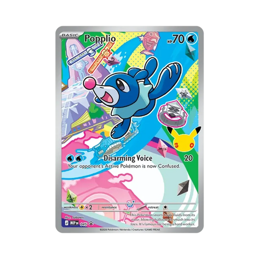 【Roh】 Popplio [MEP EN 045][Englische Version](Mega-Entwicklung "Erster Partner Illustration Collection Set Serie 1