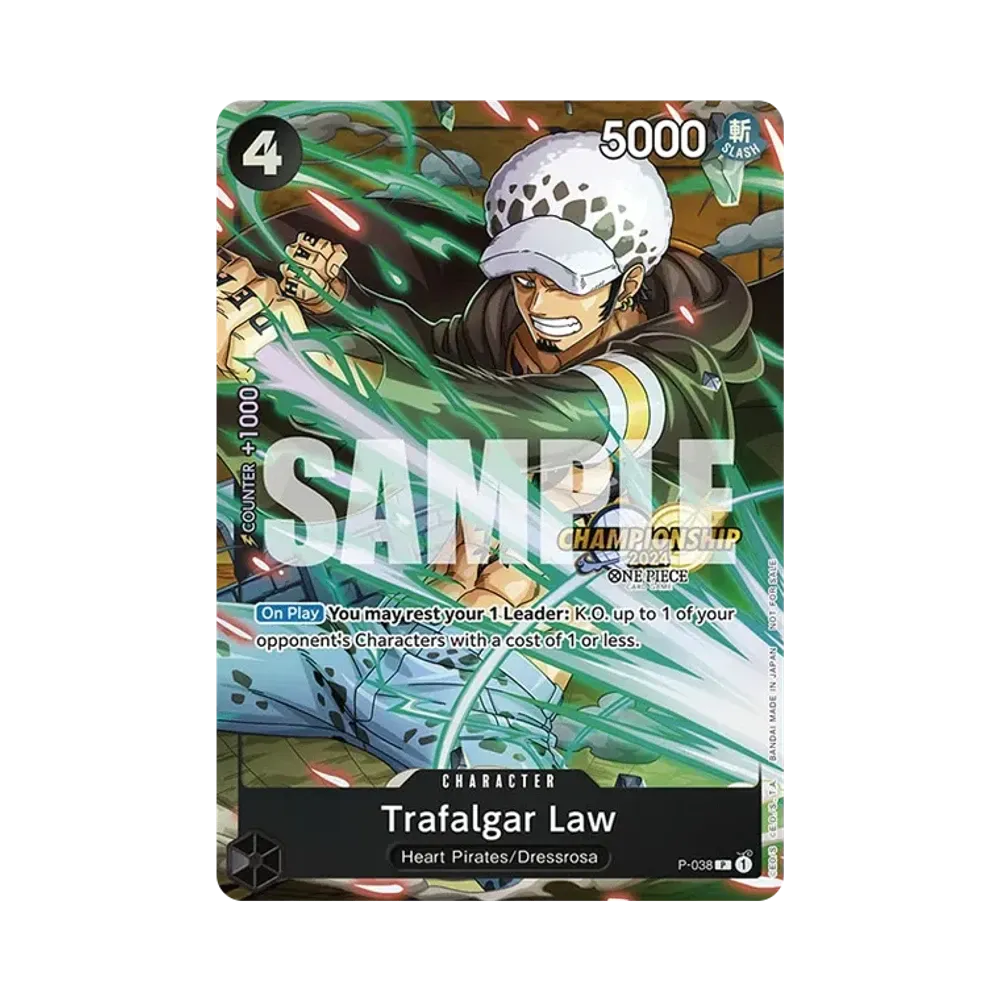 【PSA10】 Trafalgar Law P [P-038] English Version (Promo Card "Championship 2024 Event Pack