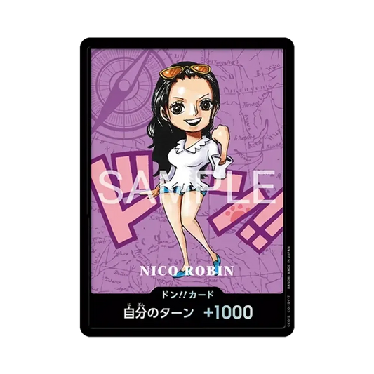 【Raw】 DON!! Card : Nico Robin (Premium Card Collection"Kumamoto Special