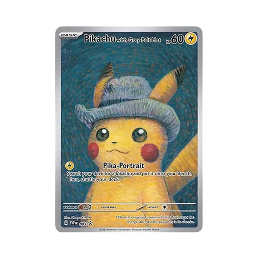 【Raw】 Pikachu : Promo [SVP EN 085]("Esposizione Van Gogh" Carta promozionale"SVP EN [Versione inglese]