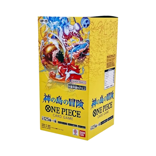 【OP-15】 ONE PIECE Card Game Boosterpack-Box „Abenteuer auf Gottesinsel“