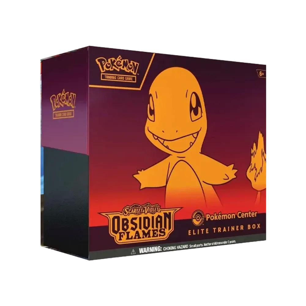【For pricing, please contact us via Instagram DM】 OBF Pokémon TCG (English Version) Scarlet & Violet Obsidian Flames Pokémon Center Elite Trainer Box