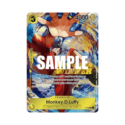 【PSA10】 Monkey.D.Luffy P [P-036][English Version](Promo Card"OP004 Pre0Release Tournament