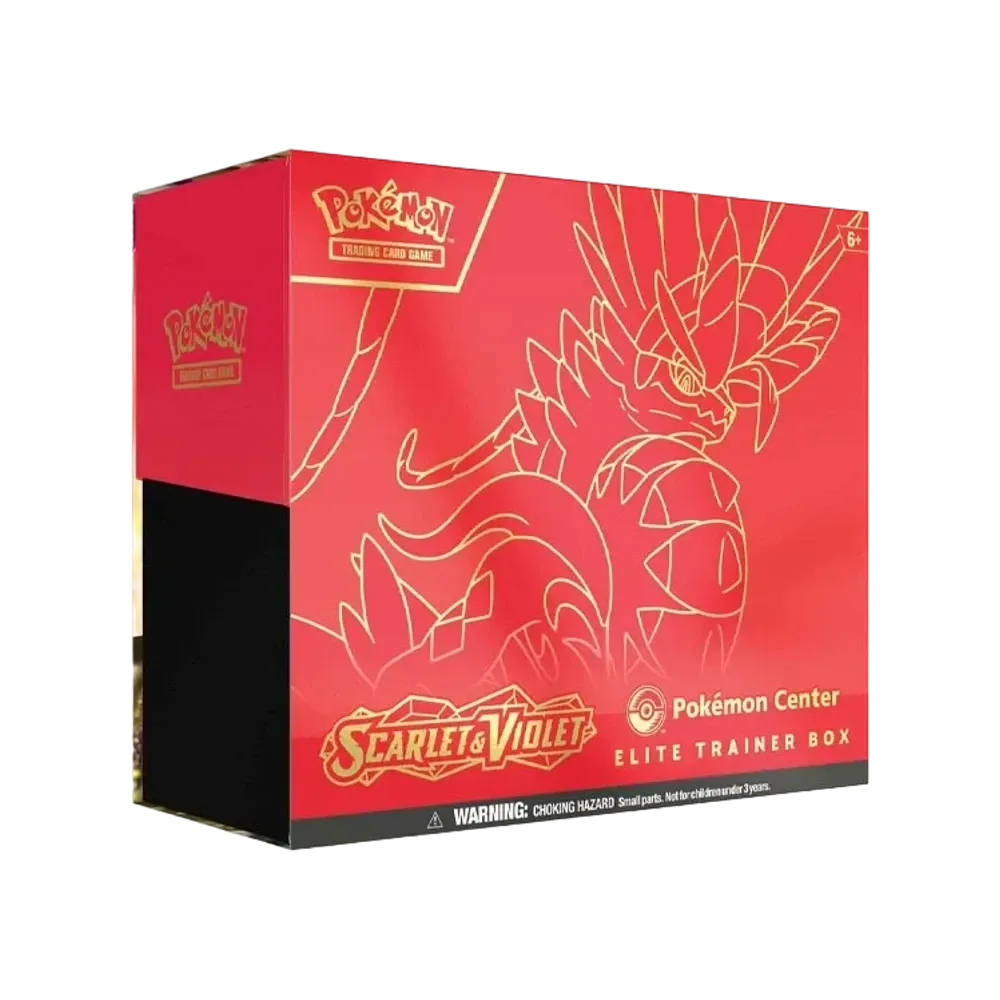 【For pricing, please contact us via Instagram DM】 SVK Pokémon TCG (English Version) Scarlet & Violet Koraidon Pokémon Center Elite Trainer Box