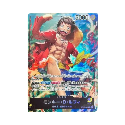 【Raw】 Monkey.D.Luffy L [ST13-003](Carta promozionale "Collaborazione con 70Eleven