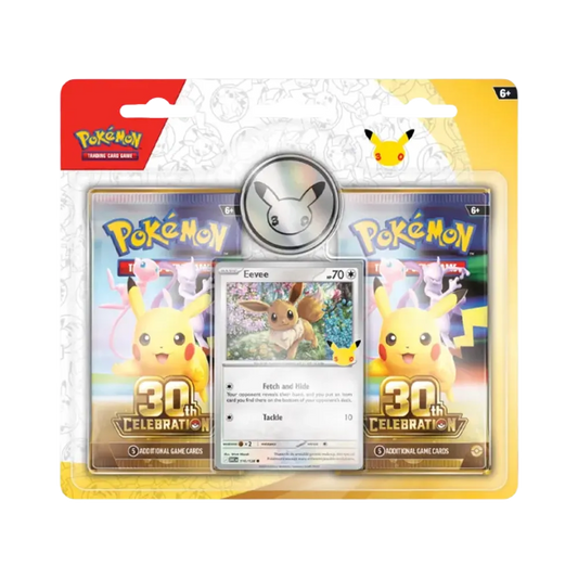 【30C0PEB0PC】 Pokémon TCG: Mega-Entwicklung (Englische Version) 2er-Blisterpack 30. JAHRESTAG