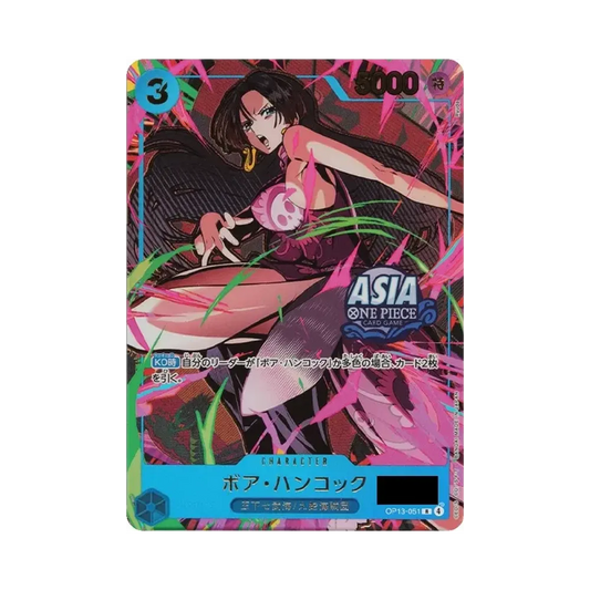 【PSA10】 Boa Hancock R \:Seriennummeriert [OP13-051] Asiatische Version (Promokarte "Mini Tin Pack Set vol.3)