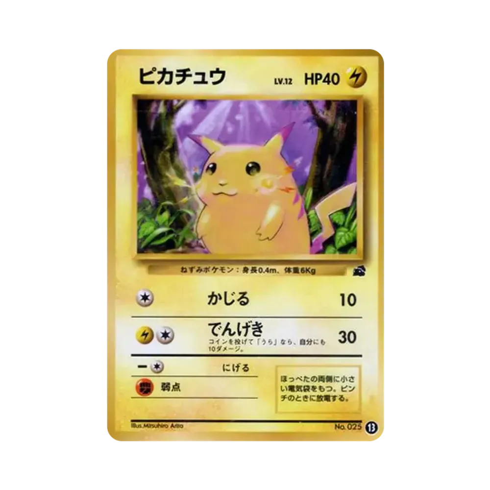 【PSA10】 Pikachu: Vecchio Dorso [PMCGI 13](IntroPack)