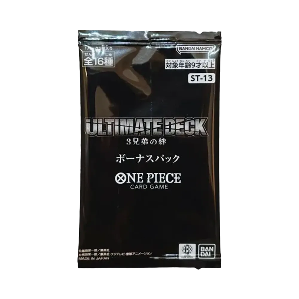 【ST-13】 ONE PIECE Card Game Ultimate Deck Pacchetto Bonus Il Legame dei Tre Fratelli