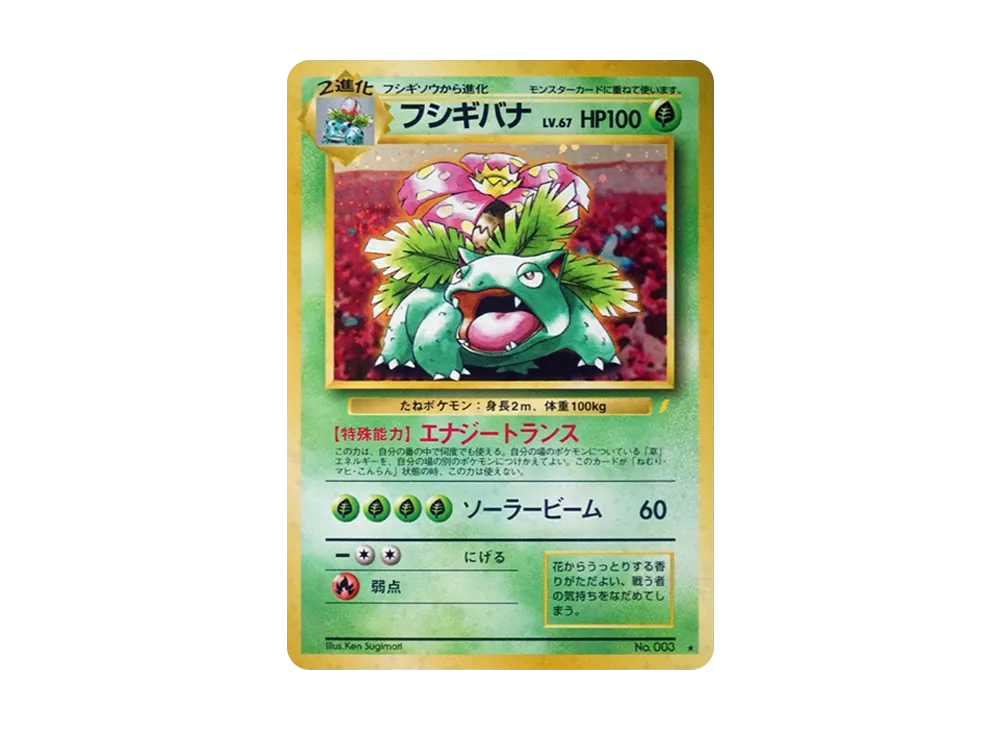 【PSA10】Venusaur: Old Back/Promo [PMCG-P No.003]\(Promo Card「PMCG-P」)