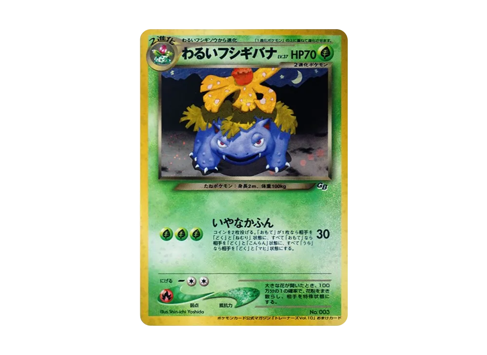 【PSA10】DarkVenusaur: Old Back/Promo [neo-P No.003]\(Promo Card「neo-P」)