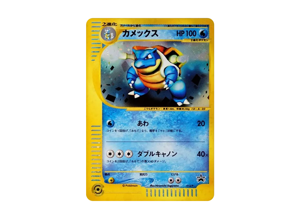 【PSA10】Blastoise: Promo [e-P 013]\(Promo Card「Triple GetCampaign」)